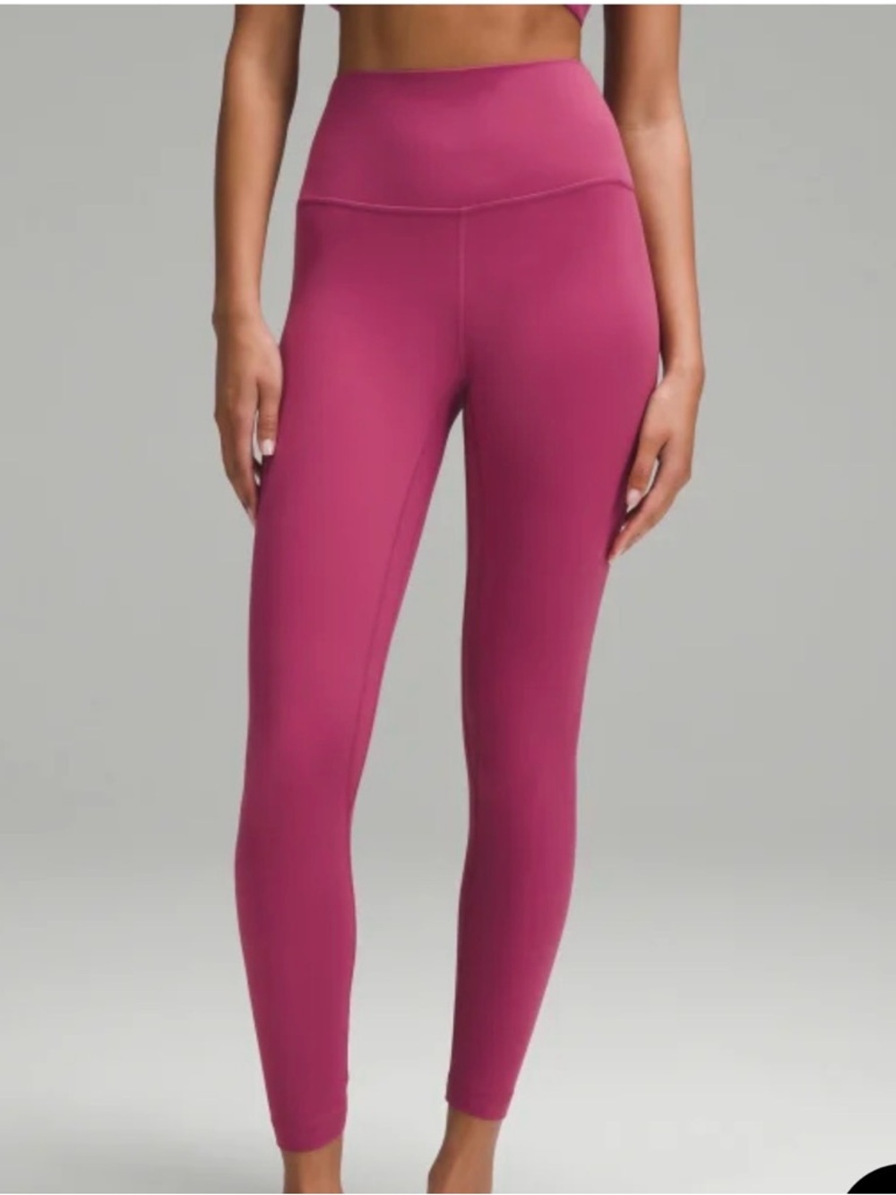 lululemon athletica HR Align 25” WAHM washed Mauve NWT